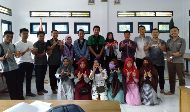 Foto bersama acara Muscab HMI Cabang Bangko ke XXI. Foto : Wiwin Merangin / Jambi Update