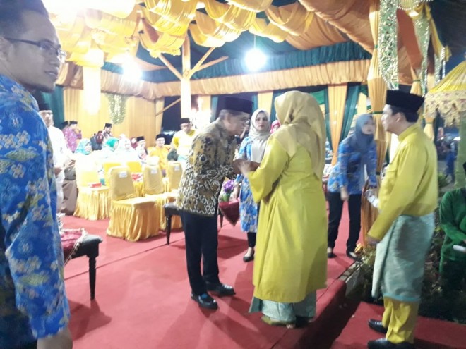 H Bakri saat menghadiri Kegiatan Keagamaan Pemkab Muaro Jambi. Foto : Ist