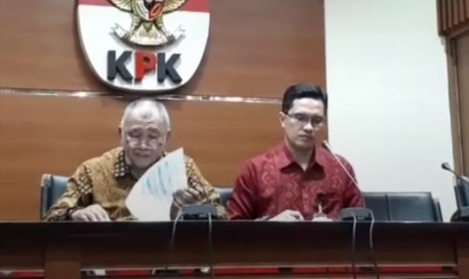 Screenshoot live KPK di instagram.