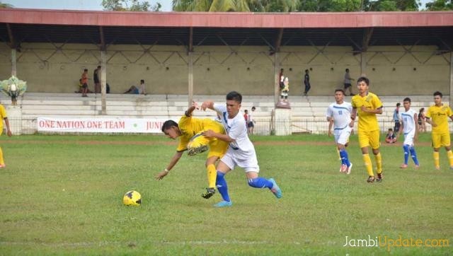 Salah satu pertandingan gubernur cup Jambi beberapa waktu lalu. (FOTO DOK/JU)