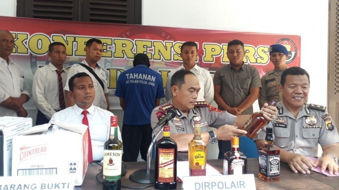 Konfrensi pers Ditpolair Polda Jambi beberapa waktu lalu. Foto : Dok Jambiupdate