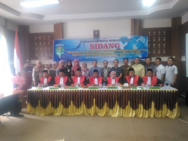 Sidang TP-TGR Keuangan dan Barang Daerah Kota Sungai Penuh. Foto : Gusnadi / Jambiupdate