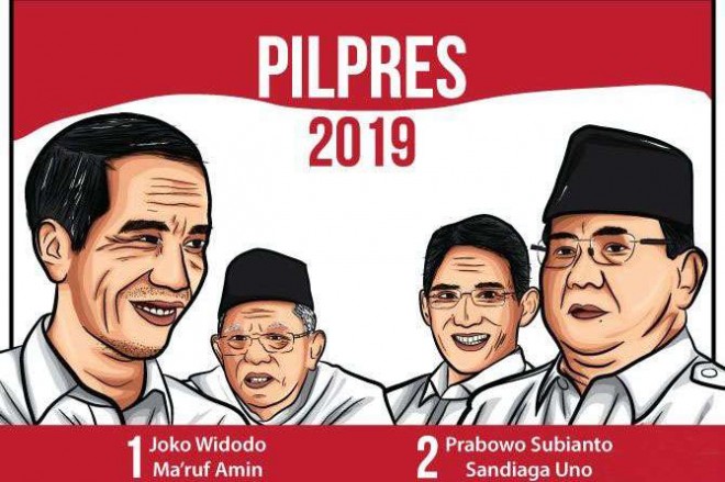 Grafis Capres - Cawapres 2019.