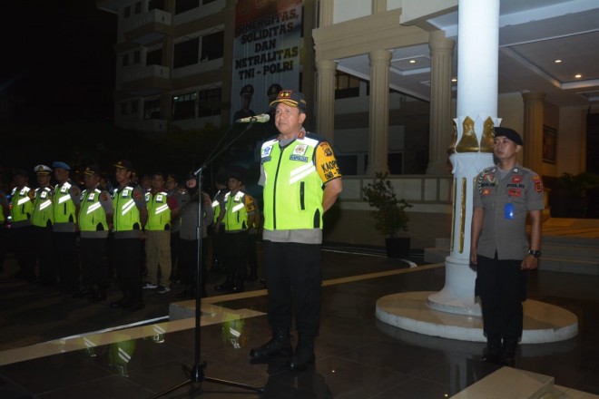 Malam ini, Polda Jambi Gelar Apel Pengamanan Malam Tahun Baru. Foto : Ist Jambiupdate