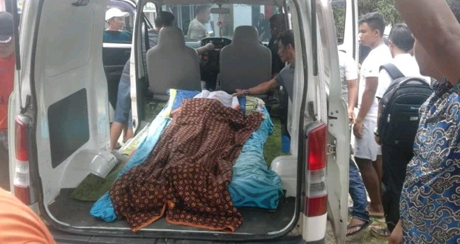 Tukang Bangunan di Bungo Tewas Kesetrum. Foto : Ferdian / Jambiupdate