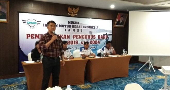 Musyawarah Daerah (Musda) Ikatan Motor Besar Indonesia (IMBI) di Hotel BW Luxury, Minggu (6/1). Foto : Ist