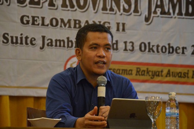 Pimpinan Bawaslu Provinsi Jambi Wein Arifin. Foto : Ist