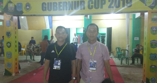 Arie Dwi Debrata (kanan) Panitia Bidang Pertandingan. Foto : Wiwin / Jambiupdate