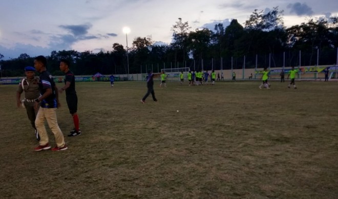 Pertandingan Batanghari Vs Kota Jambi. Foto : Wiwin / Jambiupdate