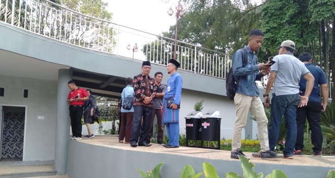 Sekretaris Daerah (Sekda) Provinsi Jambi M Dianto saat melakukan peninjauan pada Jumat (11/1). Foto : Andri / Jambiupdate