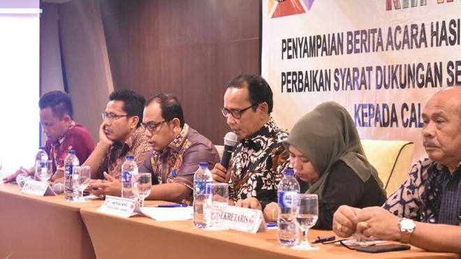 Komisioner KPU Provinsi Jambi, Apnizal. 