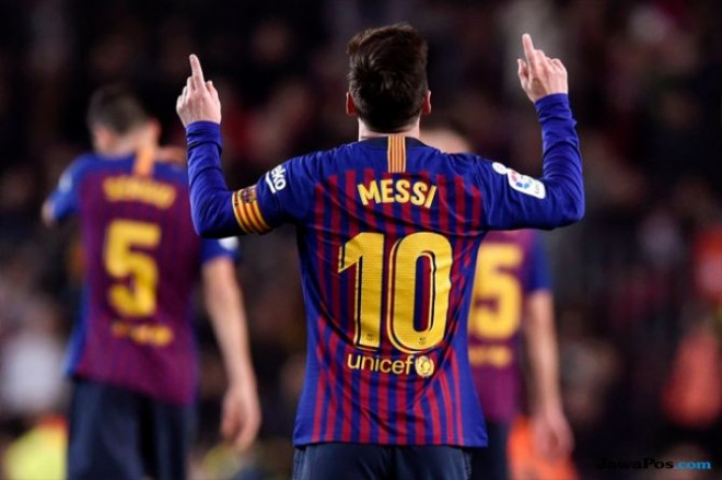 Striker Barcelona, Lionel Messi jadi orang pertama yang menembus 400 gol di ajang La Liga (Medio Tiempo)