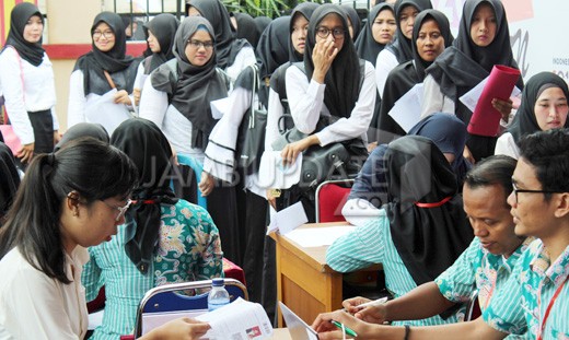 Peserta CPNS saat mengikuti tes beberapa waktu lalu. Foto : Dok Jambiupdate