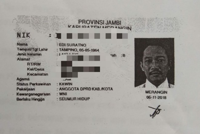 Caleg yang Sudah Ganti Status Pekerjaan. Foto : Wiwin / Jambiupdate
