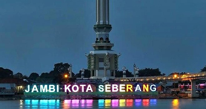 Kawasan wisata yang berada di Seberang Kota Jambi. Foto : Net