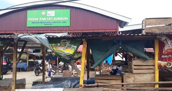 Gedung Pasar Aurduri. Foto : Dok Jambiupdate