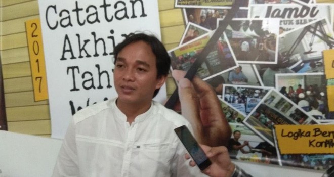 Direktur Walhi Jambi, Rudiansyah.