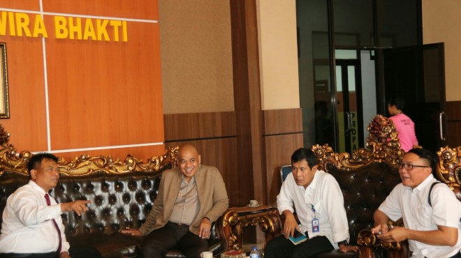  Tim Puslitbang Polri dalam Pelaksanaan giat Penelitian tentang Tingkat Kepercayaan Masyarakat Terhadap Kinerja Polri di Polda Jambi TA 2019,  Senin (21/1).