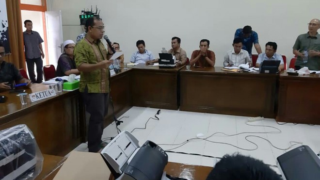 FOTO : FAIZARMAN/JE  RAKOR : Komisi Pemilihan Umum (KPU) Provinsi dan Kabupaten/Kota menggelar rapat koordinasi persiapan pemungutan dan penghitungan suara Pemilu 2019. 