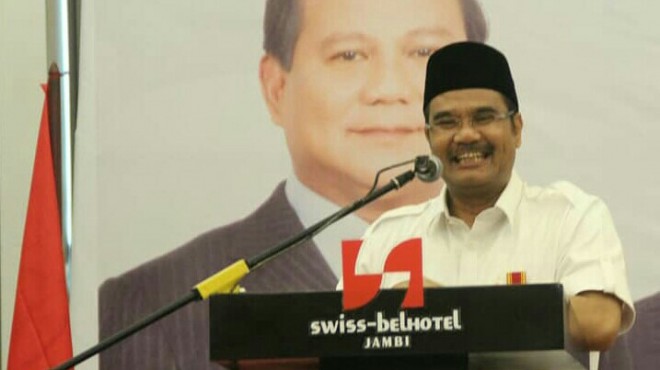 Ketua DPD Partai Gerindra Provinsi Jambi Sutan Adil Hendra (SAH). 