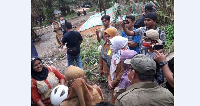 Polres Batanghari Bersama Timdu Tertibkan Aktivitas Illegal Drilling. Foto : Reza / Jambiupdate