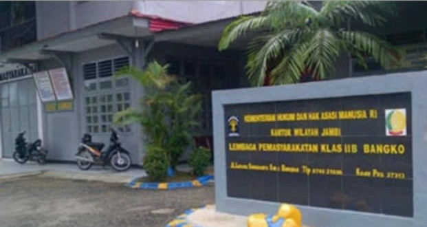 Lembaga Permasyarakatan (Lapas) kelas II B Bangko. Foto : Wiwin / Jambiupdate