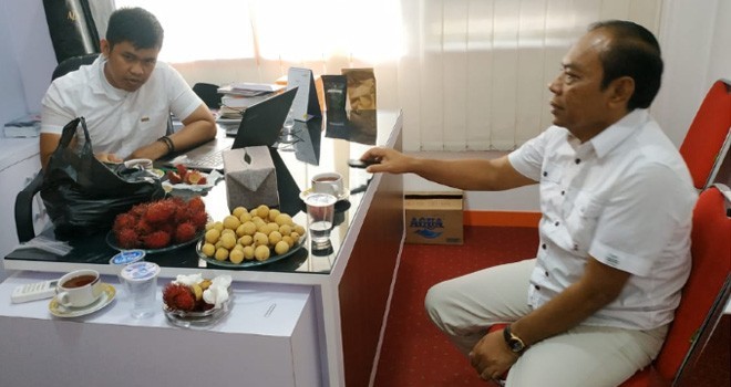 Rahmat Derita saat menjalani pemeriksaan. Foto : Dok Jambiupdate