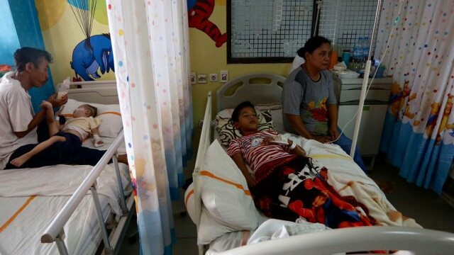 Ilustrasi DBD: Pasein DBD di RSUD Pasar Rebo, Jakarta Timur. (Dery Ridwansah/Jawa Pos)