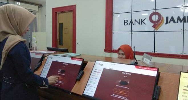 Transaksi Bank Jambi Mobile mengalami peningkatan cukup signifikan. Foto : Ist