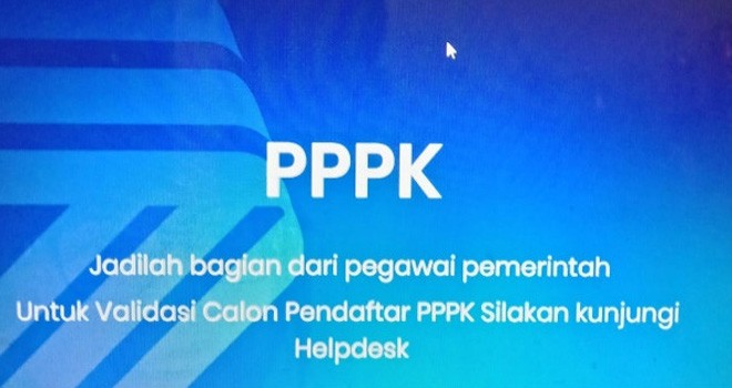 Tampilan dilaman sscasn.bkn.go.id.