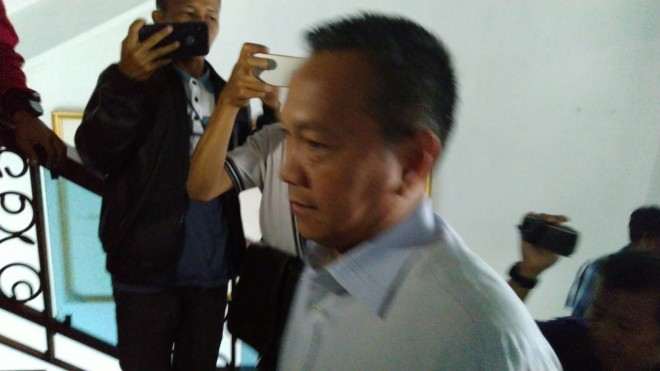 Sejumlah unsur Pimpinan dan Anggota DPRD Provinsi Jambi diperiksa di Polda Jambi, hari ini (12/2).