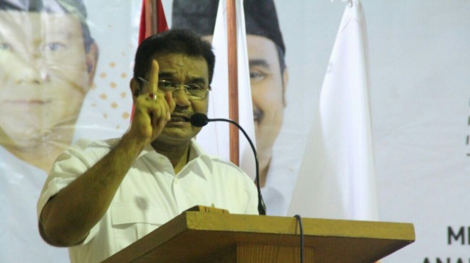 Ketua DPD Partai Gerindra Provinsi Jambi Sutan Adil Hendra (SAH). 