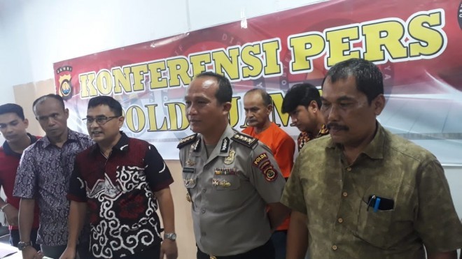 Konferensi Pers di Polda Jambi. Foto : Dok Jambiupdate