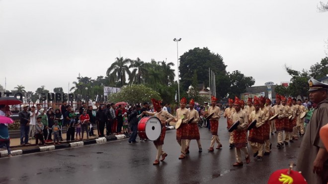 Kegiatan Millenial Road Safety Festival.