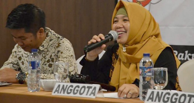 Pimpinan Bawaslu Provinsi Jambi, Rofiqoh Pebrianti. Foto : Ist