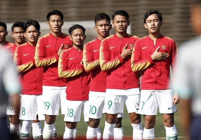 Timnas U-22 Indonesia menghadapi laga krusial melawan Malaysia, Rabu (20/2) sore WIB (Allex Qomarulla/Jawa Pos)