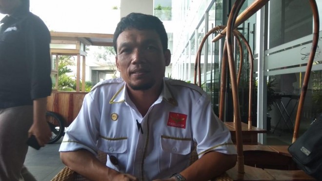 Grivan Mabner Ketua DPD Partai Garuda Provinsi Jambi. Foto : Safwan / Jambiupdate