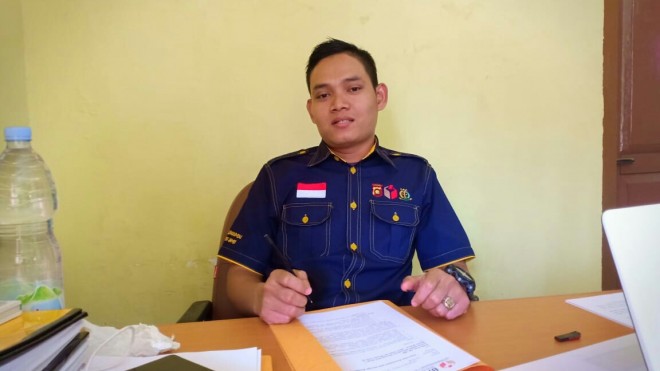 Ketua Bawaslu Batanghari Indra Tritusian 