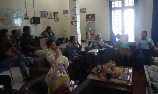Plt Kepala ORI Perwakilan Jambi, Abdul Rokhim dan Penanggung Jawab inperma Beny Gunawan saat Ekspose Inperma Bersama awak media. Foto : Andri / Jambiupdate