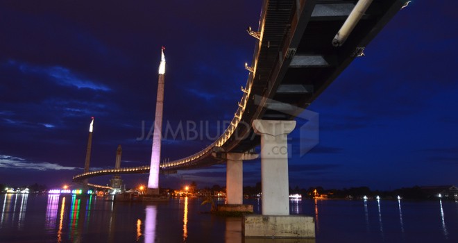 Jembatan Gentala Arasy. Foto : M Ridwan / Jambi Ekspres