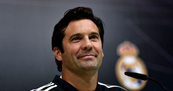 Pelatih Real Madrid, Santiago Solari.