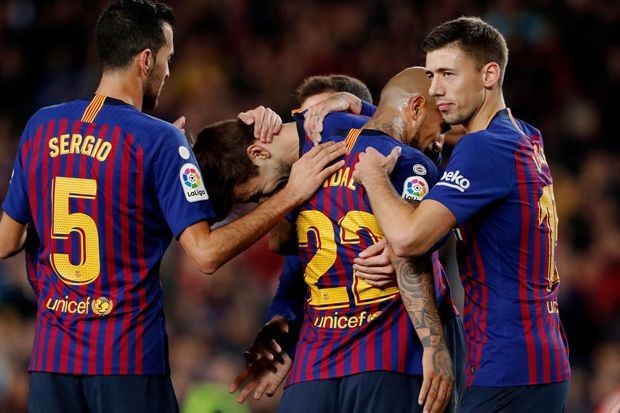 Pada pertemuan pertama musim ini, Barcelona menang 3-2 atas Rayo Vallecano (Twitter @FCBarcelona)