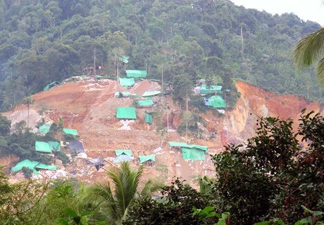 Tambang emas Ilegal di Bolaang Mongondow (JAWA POS PHOTO)