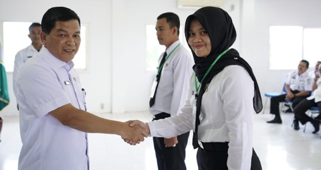 Sekda Kota Jambi membuka Diklat Pim di Gedung Balai Diklat (13/3). Foto : Ist