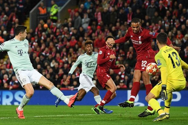 Pada leg pertama, Liverpool imbang 0-0 dengan Bayern Muenchen (Dok. UEFA)