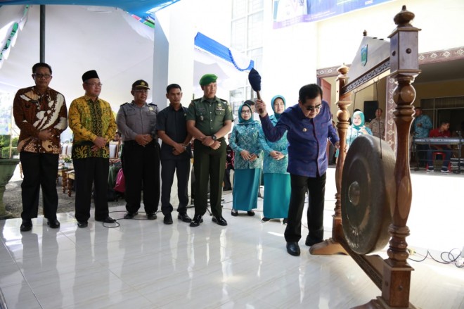 Jambore PKK 2019 : Merajut Harmoni, Mengasah Kreatifitas Kader. Foto : Ist