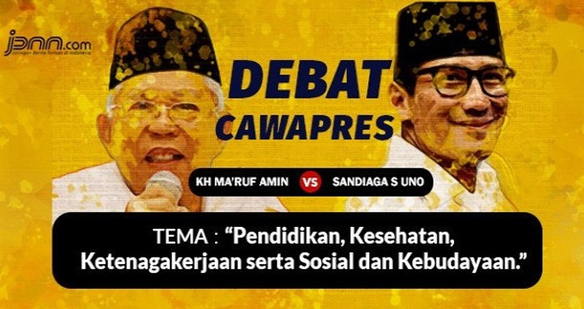 Debat antar-cawapres. Foto : Ardissa Barack / JPNN