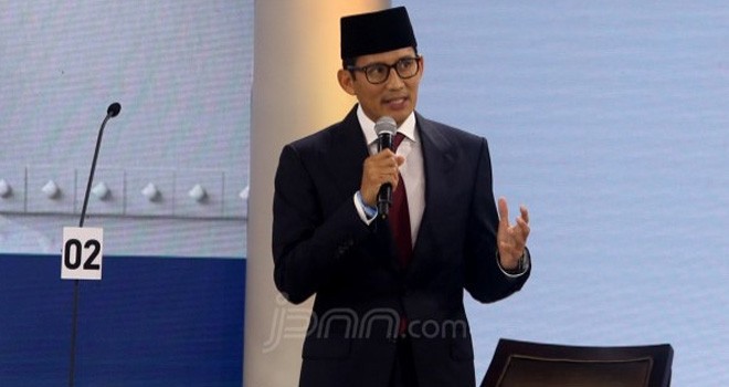 Calon wakil presiden Sandiaga Uno. Foto : Ricardo / JPNN