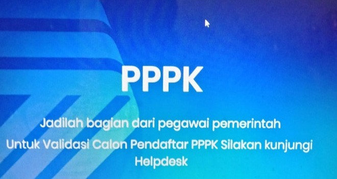 Tampilan dilaman sscasn.bkn.go.id. Foto : JPNN