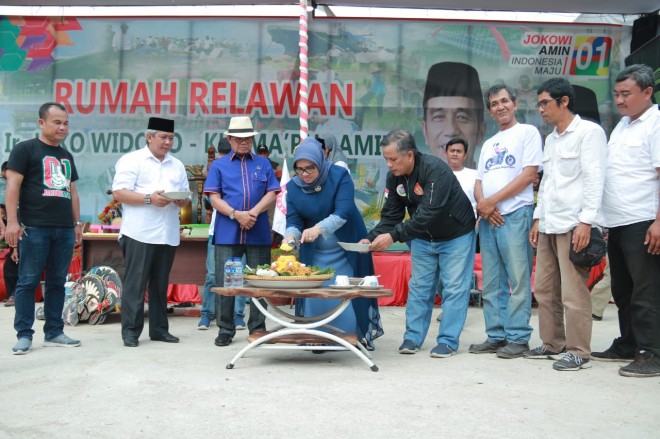 Rumah Relawan Jokowi-Amin Jambi Diresmikan. Foto : Ist